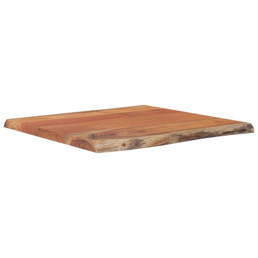 vidaXL Table Top, Furniture Replacement Board for Side Bar Table, Desk Top for Living Room Dining Room Office, Rectangular Solid Wood Acacia Live Edge