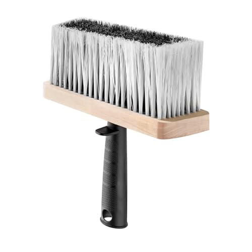 Bangbobi Borstenpinsel, Holz Staubpinsel Quast Flächenstreicher, Tapetenkleister Raufasertapete Tapetenentferner Kleister Vliestapete