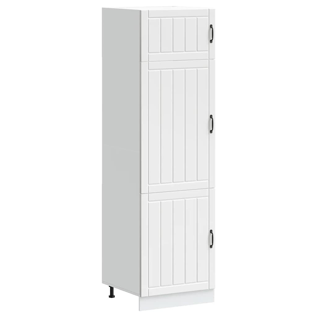 VIDAXL - Lucca Kitchen Cupboard - 60 x 57 x 207 cm - White