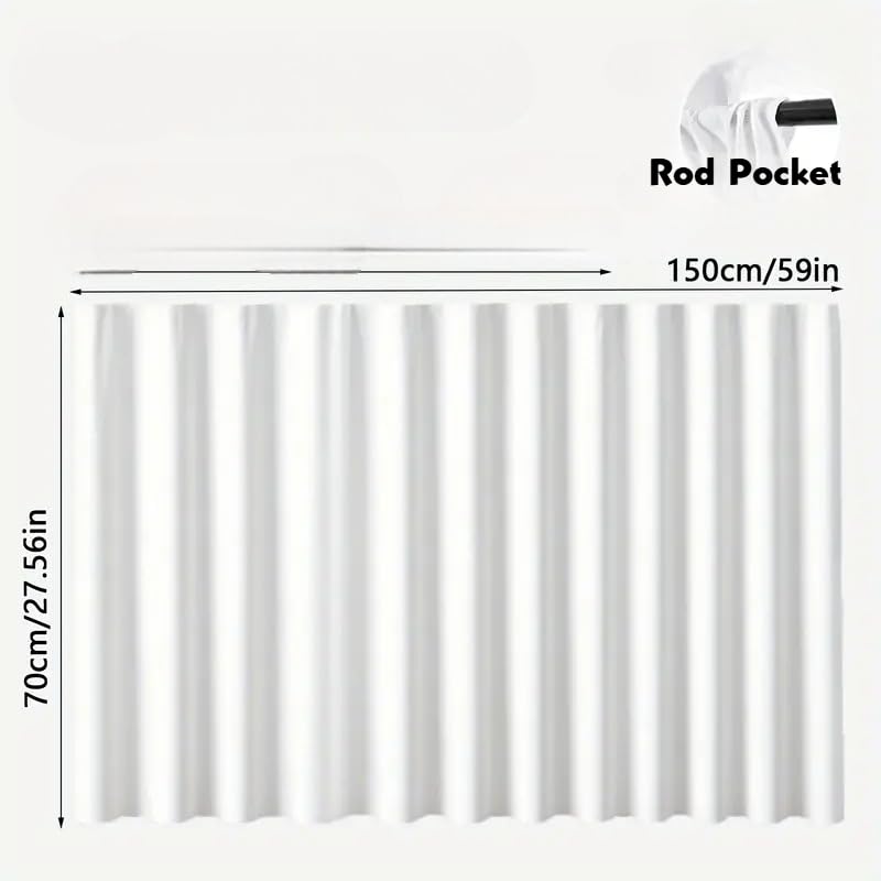 Image of Waterproof Sink Curtain for Modular Kitchen (150cm X 70cm)(City Sink Curtain)