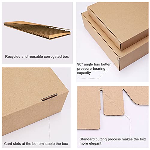 MEBRUDY-9x6x2-Inches-Shipping-Boxes-Pack-of-25-Small-Corrugated-Cardboard-Box-for-Mailing-Packing-Literature-Mailer