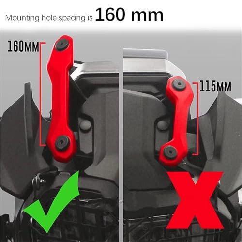 Support de barre de navigation moto BMW F850GS résistant aux secousses - 7