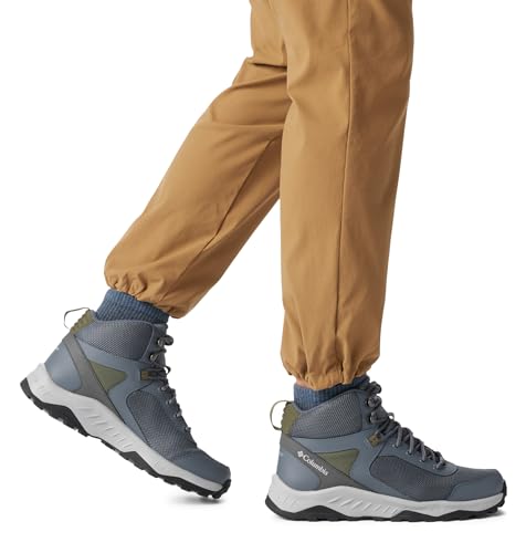 Columbia Columbia Men's Trailstorm Ascend Mid Waterproof, Graphite/Nori, 7.5