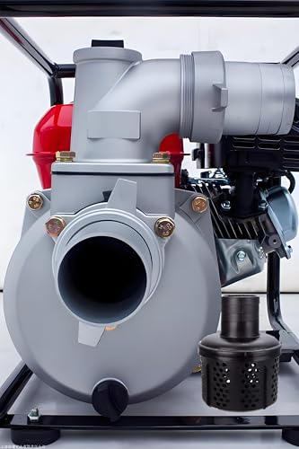 WADY Suction Hose Strainer 3 Inch Round Hole Suction Strainer Filter Carbon Steel Plated Npt Thread Hose Water Pump Inlet Strainer for Remove Debris Trash Reduces Solids Entering