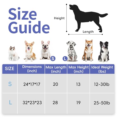 Petprsco-Portable-Collapsible-Dog-Crate-Travel-Dog-Crate-24x17x17-with-Soft-Warm-Blanket-and-Foldable-Bowl-for-Large-Cats-Small-Dogs-Indoor-and-Outdoor Petprsco Portable Collapsible Dog Crate Travel Dog Crate 24x17x17 with Soft Warm Blanket and Foldable Bowl for Large Cats Small Dogs Indoor and Outdoor