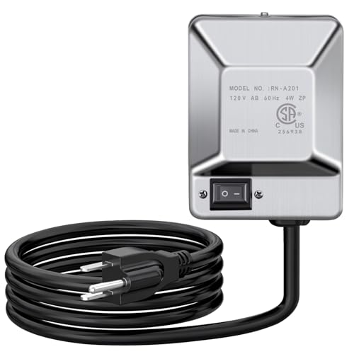 Heavy Duty 110V 4W Grill Electric Rotisserie Motor with Maximum 30lb Load Capacity and On/Off Switch Universal Stainless Steel BBQ Grill Rotisserie Motor Accessories for Outdoor Rotisserie Cooker