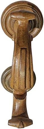 Adonai Hardware Ahisamach Antique Iron Door Knocker (Rust Living Finish)