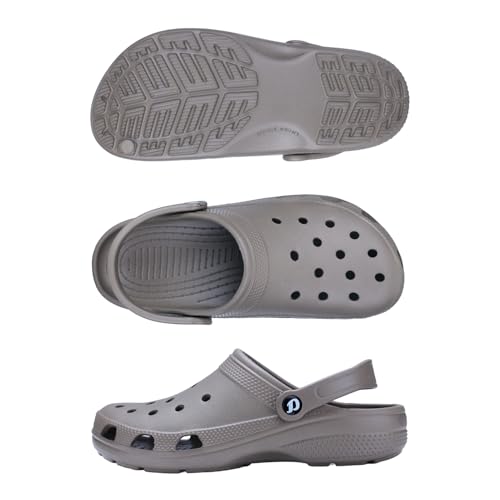 Image of DOCTOR EXTRA SOFT Men's Classic Casual Clogs /Sandals with Adjustable Back Strap for Adult | Comfortable & Light Weight | Stylish & Anti-Skid | Waterproof & Daily Mules for Gents & Boys D-501