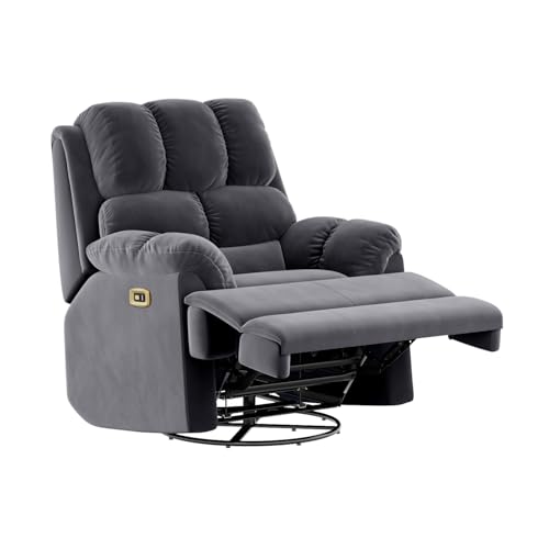 Image of Wakefit Recliner | 3 Year Warranty | Recliner Sofa 1 Seater, XpertGRID Technology, Designed for Supreme Comfort & Relaxation, Easy DIY Assembly, 145 kg Weight Capacity, Electic Virelia (Space Grey)
