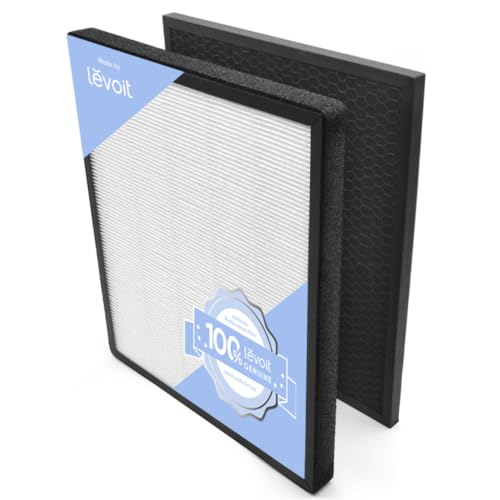 LEVOIT LV-PUR131 Replacement Filter, Genuine Air Purifier Filter, High-Efficiency Activated Carbon for Removal of Odor, Smoke, Pollen, Allergens, LV-PUR131-RF, 1 Pack
