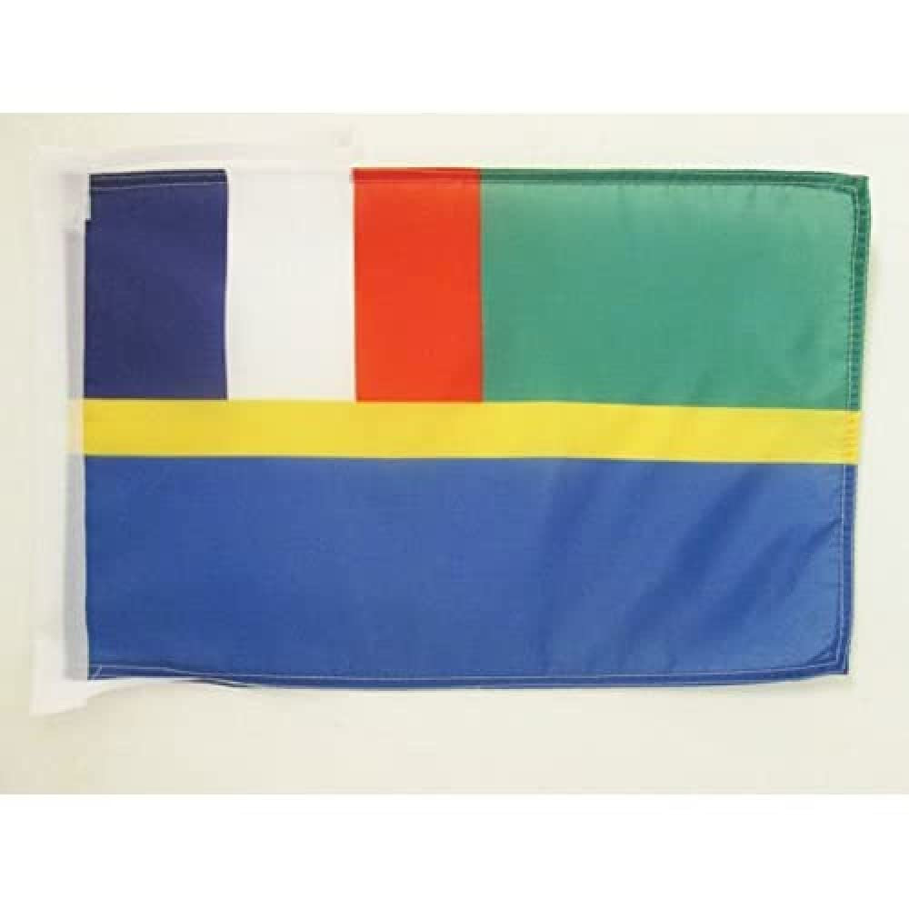 AZ FLAG - French Gabon 1959-1960 Flag - 18'' x 12'' - 100% Polyester historic Gabonese Small Banner with Two Cords - Fade Resistant - Vivid Colors - 18x12 in - 45x30 Cm โ image 1