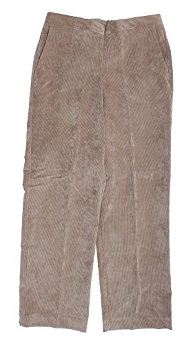 Pantalon en velours côtelé marron fawn Alfred Dunner Grand Canyon pour femme