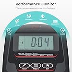 Sunny Health & Fitness Elliptical Machine with Extended Stride, Ultra Quiet 300 lbs Capacity Cross Training Cardio Fully Body Exercise for Home, Sunny Fit App Access, Optional 12" or 16" Stride Length - Image 5