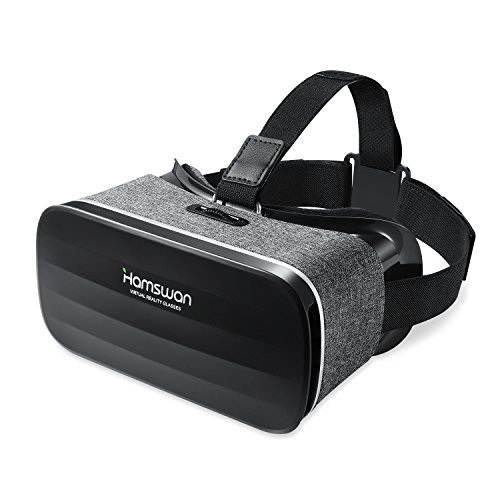 3D VR Brille, VR Headset, Virtual-Reality-Brille, Panorama-Sicht, 360 Grad, für iPhone & Android Smartphone von 4,0-6,0 Zoll