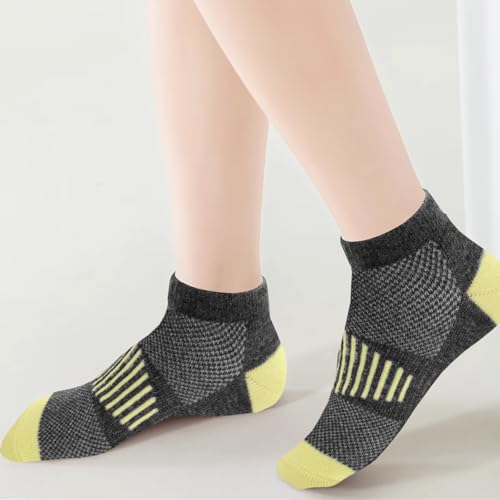 JAMEGIO 12 Pairs Girls Ankle Socks - Running, Athletic, Low Cut Socks for Little to Big Girls4