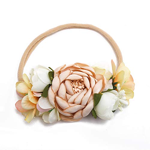 Mligril Baby Girl Floral Headbands Set - 3Pcs Flower Crown Newborn Toddler Hair Accessories #TOP4