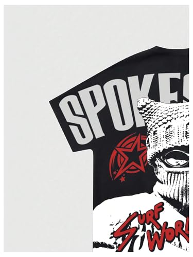SOLY HUX Men's T-Shirt Y2K Graphic Tees Short Sleeve Punk Summer Loose Top Streetwear4