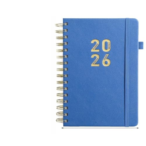 GIUPLFDTG 2026N A5 vi[ p ONJ_[ ԊǗ蒠 11y[W Om[g 2yXJCu[A212*148mmz (A5,u[)