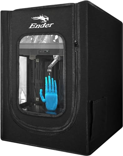 Creality Cubierta De Impresora 3d 480 600 720mm, Carpa Ignífuga Y Antipolvo Temperatura Constante Caja De Impresora 3d Para Ender 3 Ender 3 V2 Ender S1 S1 Pro Ender 3 Pro Ender 3 Neo 3 V2 Neo