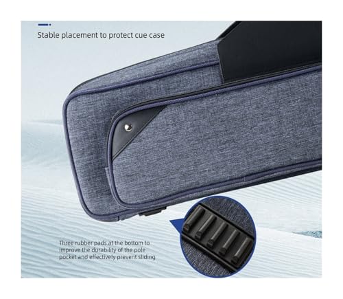 Étui de queue de billard 7 trous en tissu Oxford haute densité durable - 4