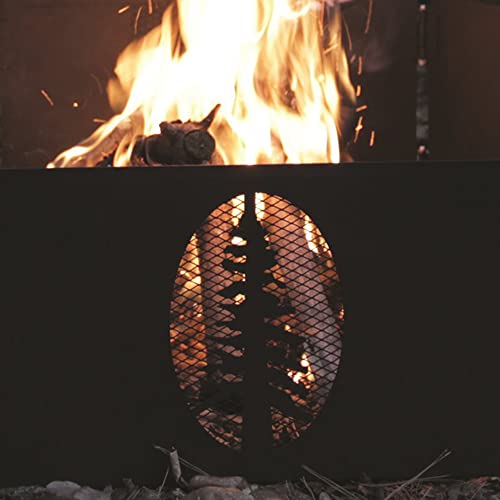 Camco Portable 27 x 8.5" Outdoor 6 Piece Collapsible Steel Campfire Ring with Storage Bag for Safe Natural Wood Burning Fires by Camco - Image 8