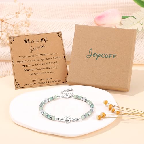 Image of JoycuFF ๐๐ถ๐ณ๐๐ ๐ณ๐ผ๐ฟ ๐ช๐ผ๐บ๐ฒ๐ป ๐ ๐ผ๐ผ๐ป๐๐๐ผ๐ป๐ฒ ๐๐ฟ๐ฎ๐ฐ๐ฒ๐น๐ฒ๐ Amazonite Colorful Imperial Jasper Stainless Steel Beads Bracelets, Graduation Christmas Valentines Mothers Day Birthday Gifts