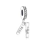 PHCLASY Diploma de Graduación 2026 Charms Abalorios Colgante Compatible Europeo Pulsera Collar,Graduacion Charm Para Mujer
