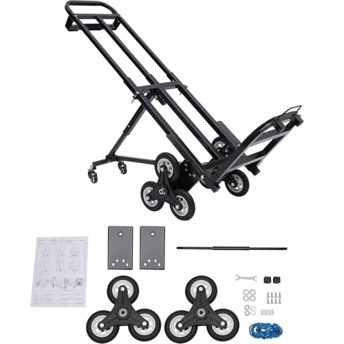 Carrito plegable portátil para escaleras con rueda 460 lb miniatura 1