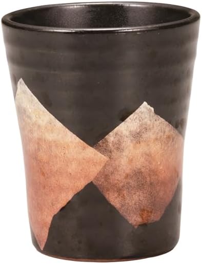 Kutani Iwataya Cold Sake Cup, Silver Orange Dragusai K9-1199