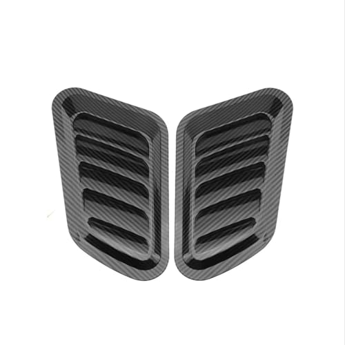 XXMMHTFD para VW T-ROC R-Line 2019-2023 2024 2025 Entrada de Aire Decorativa, Ventilación de Capó Coche Estilo Deportivo, Tiras de Ajuste Exterior Autoadhesivas,A