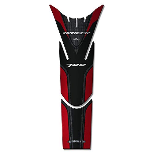 Autocollant 3D Résinés Rouge Métallisée pour Customiser la Tracer 700