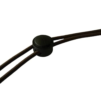 1-Up One-Handed Hair Tie Black/Black 3-pack