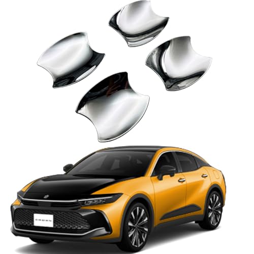 KOKATO クラウンスポーツ 35系 ドアハンドルカバー ドアハンドルプロテクター ドアハンドル ガーニッシュ 外装 パーツ 四個セット(メッキ仕上げ)