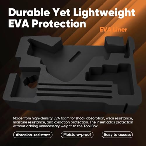 Yudylg EVA Liner Organizer Compatible with 8435 Series Tool Box - Custom Inserts Fit for 2520 Series Tools, Dedicated Model, Not Universal