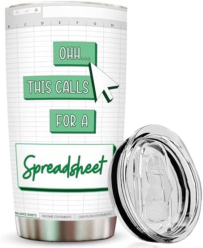 FALJIOK Tazza Regalo Per Commercialisti E Contabili - "I Have A Spreadsheet For That" - Tazza In Ceramica Divertente Per Contabilità, Ragionieri, Banchieri, Con Scatola Regalo