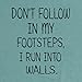 BLACKOO Women Don't Follow in My Footsteps Cute T Shirts Graphic Tees Light Green X-Large