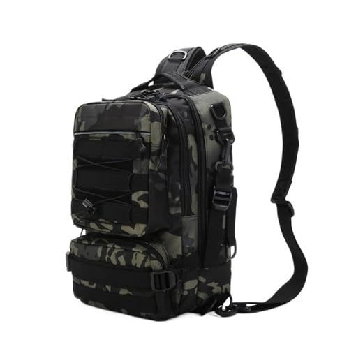 Bolsa de hombro para pesca en ríos y costa con diseño ergonómico de talla única