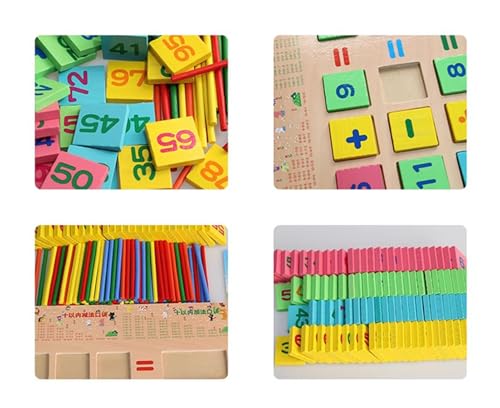 Montessori Wooden Domino Math Toys miniatura 6