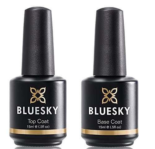 BLUESKY UV LED Gel - Top Coat (BLUESKY Top- & Base Coat (2x 15ml)) Cover