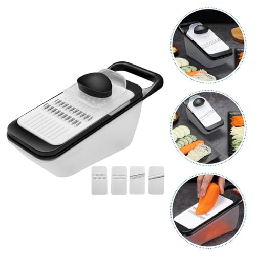 Vegetable Slicer and Chopper Multi-function 4-blade Mandoline miniatura 7