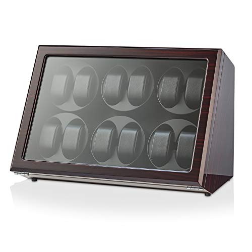 Photo 1 of 12 Watch Winder Box for Automatic Watches with Battery Option Ebony