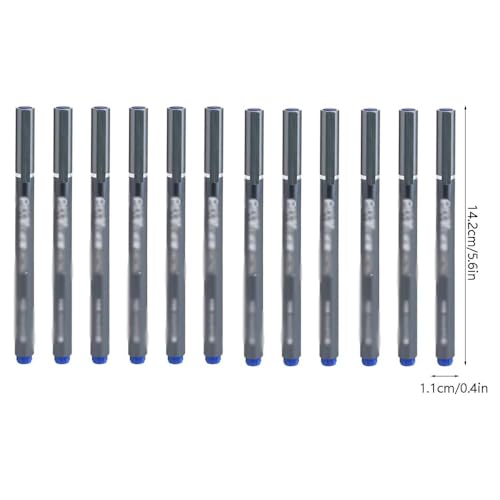 Bolígrafos de gel 0.7mm pack 12 colores negro, rojo, azul miniatura 2