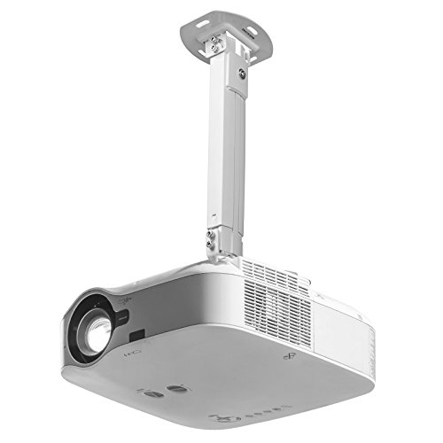 Mount Factory Universal Extendable Ceiling Projector Mount Adjustable Height - White #TOP3