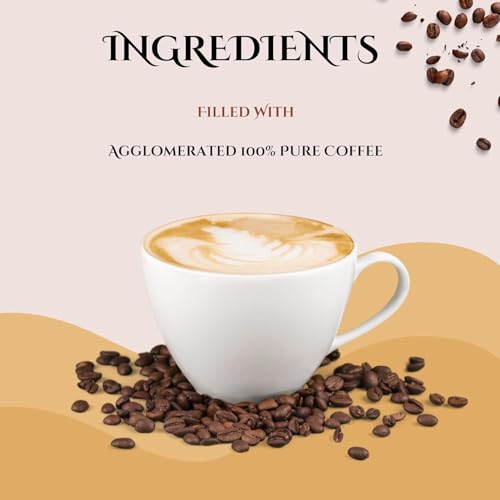 Image of Aveon Cafe Premium Instant Coffee - 50g Jar | Finely Agglomerated Coffee Blend | Rich Aroma & Smooth Flavor | Crafted with 100% Arabica & Robusta | Instant Coffee Perfection (Pack of 2)