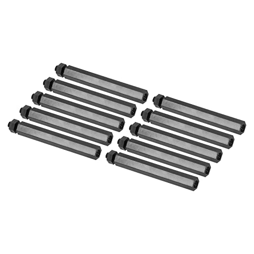 PATIKIL M3 Nylon Hex Standoff Screws Nuts, 1Set/50Pack PCB Male Female Threaded Kit for Motherboards Computer Cases