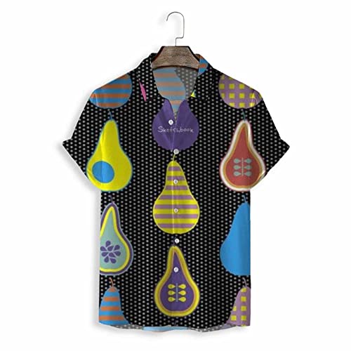 Chemise Hawaïenne Fluide Anti-Transpiration | Style Décontracté Poire et Pois