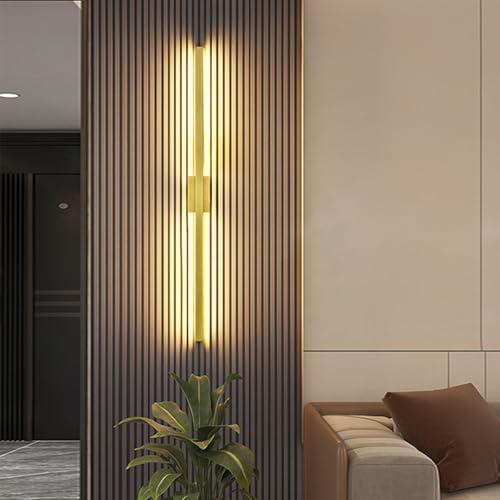 Apliques cableados de diseño lineal para salones modernos y elegantes 3