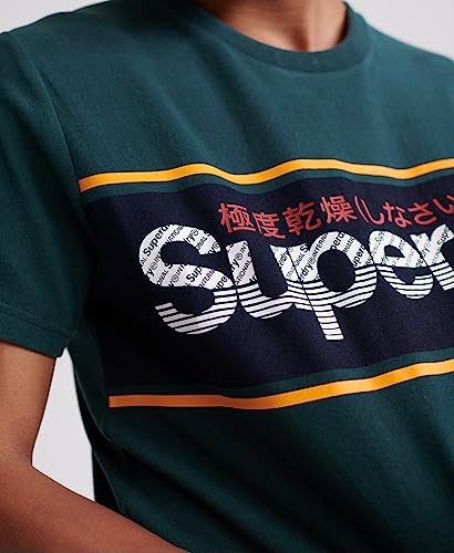 Superdry-Core-Logo-Stripe-Tee-Camicia-Uomo