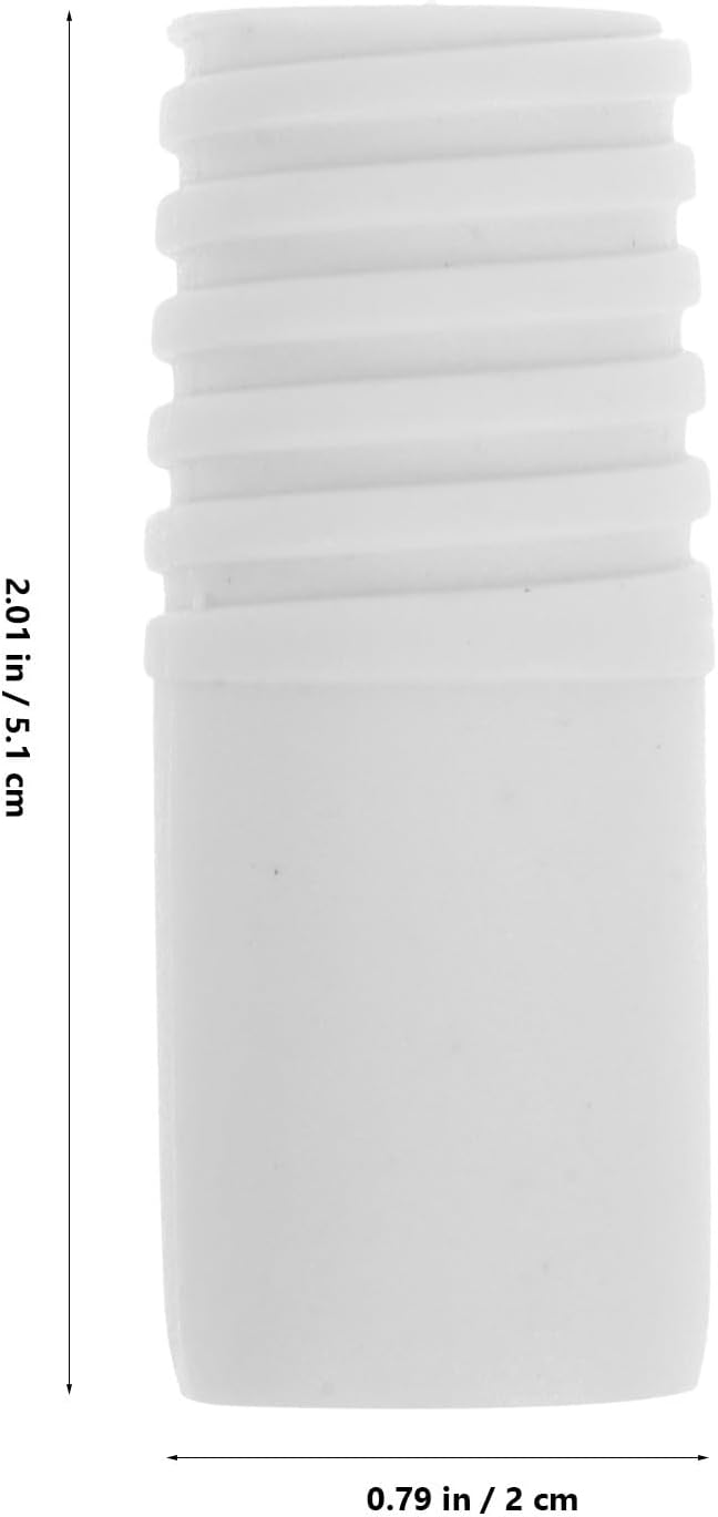 Broom Handle Adapter Threaded 20pcs White PP for Mop Pole
