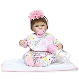 Minidiva Reborn Baby Doll, 100% Handmade Soft Silicone 15.7